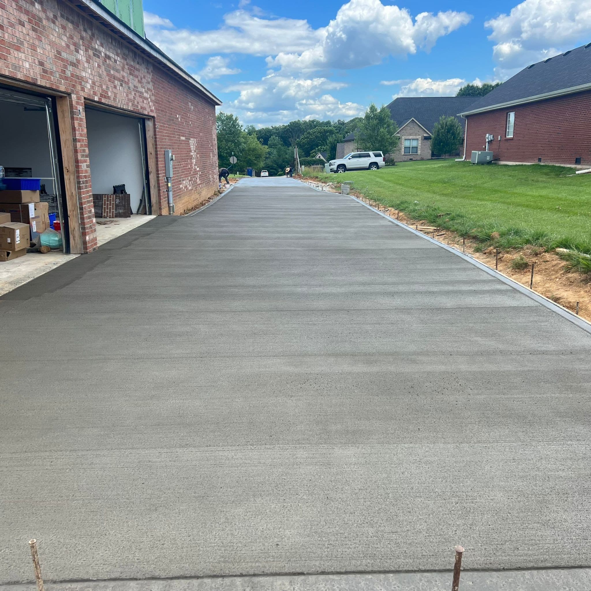 Commercial driveway project