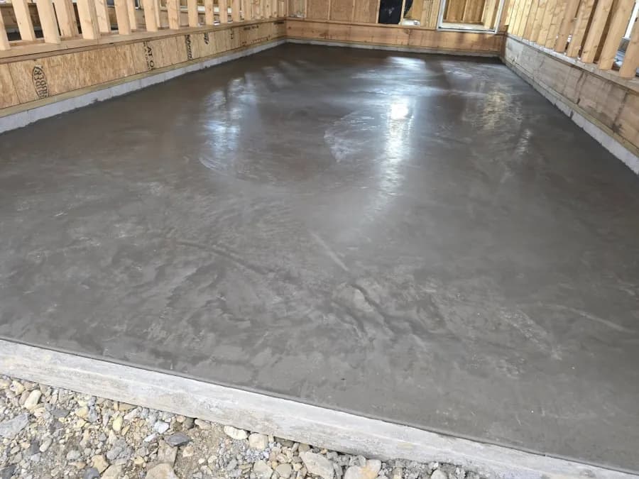Concrete foundation work
