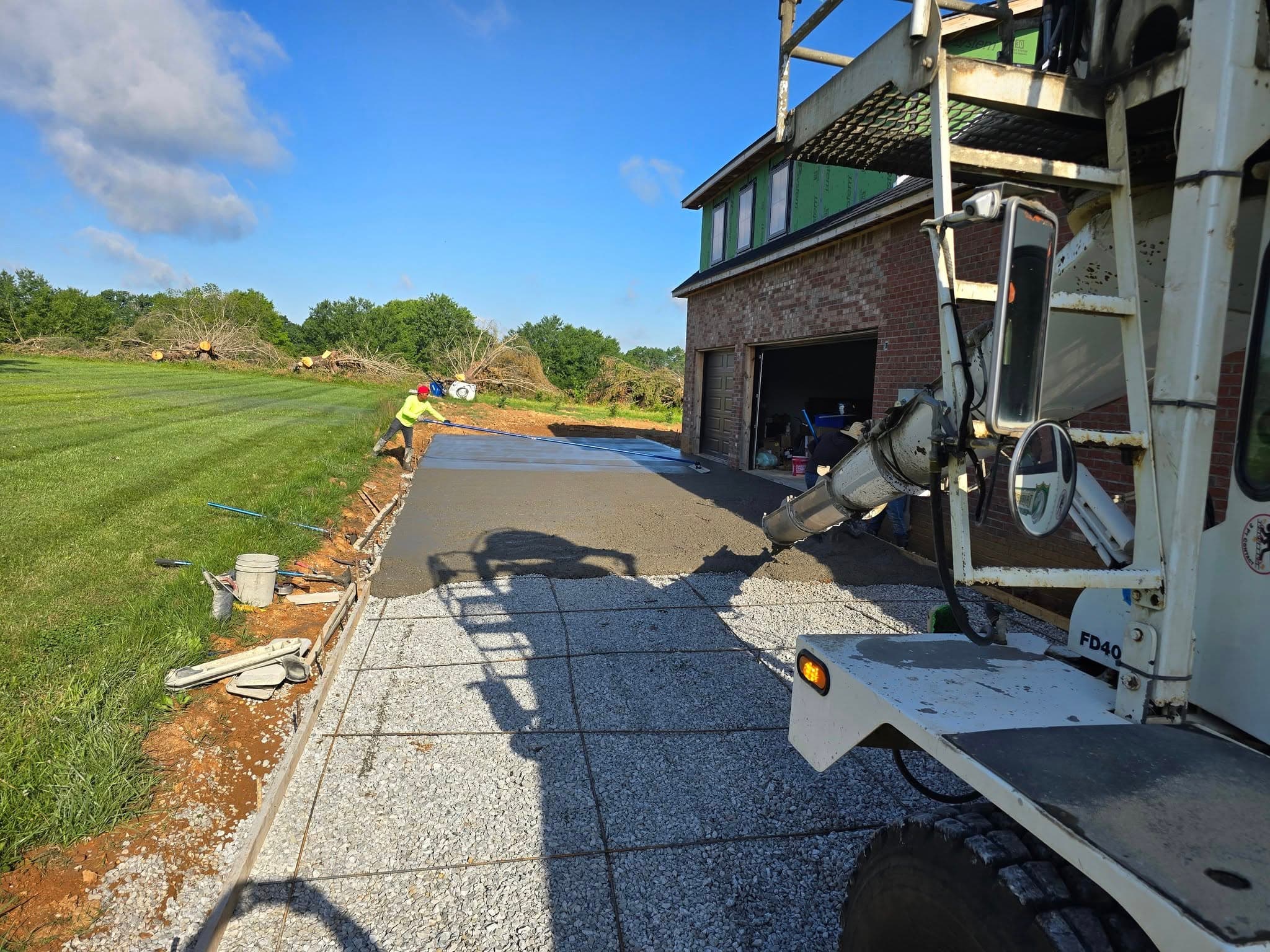 Professional concrete equipment