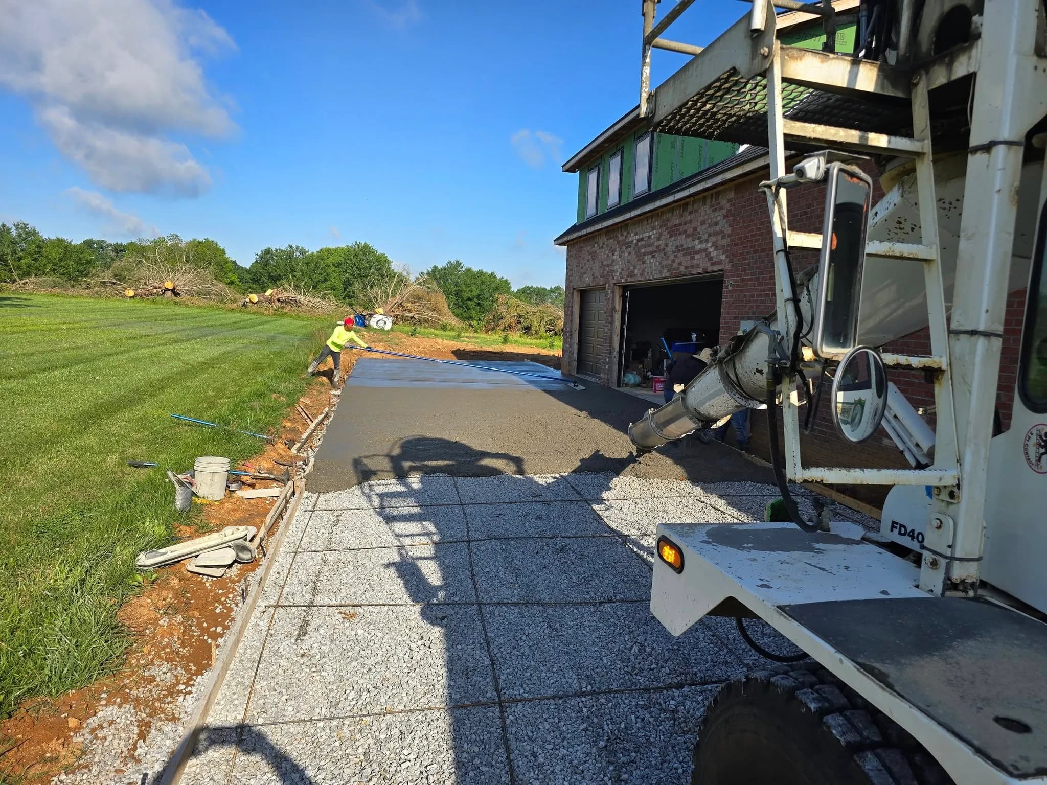 Professional concrete equipment