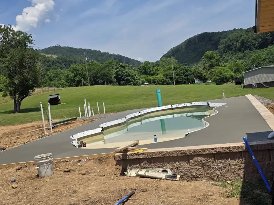 Pool Deck Installation